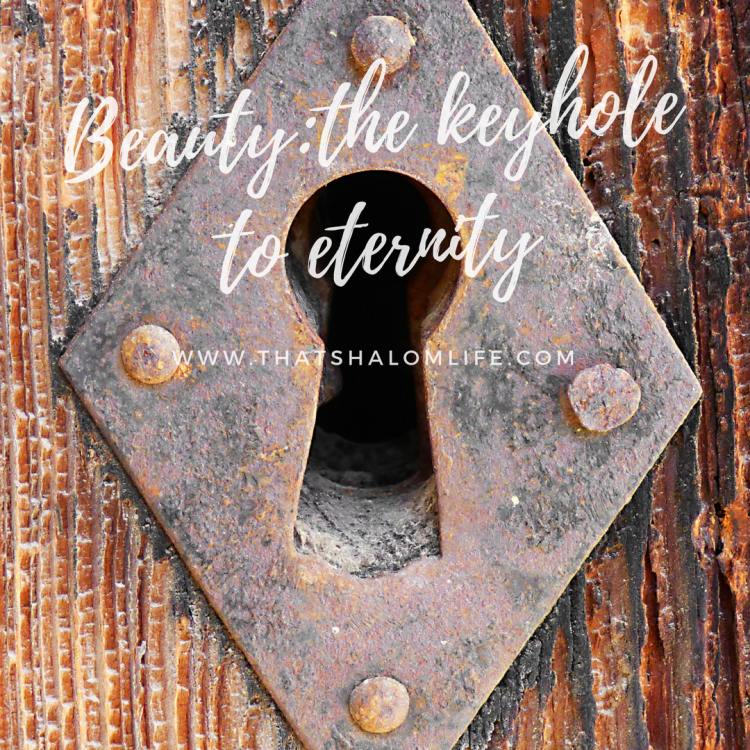 Beauty-the keyhole to eternity